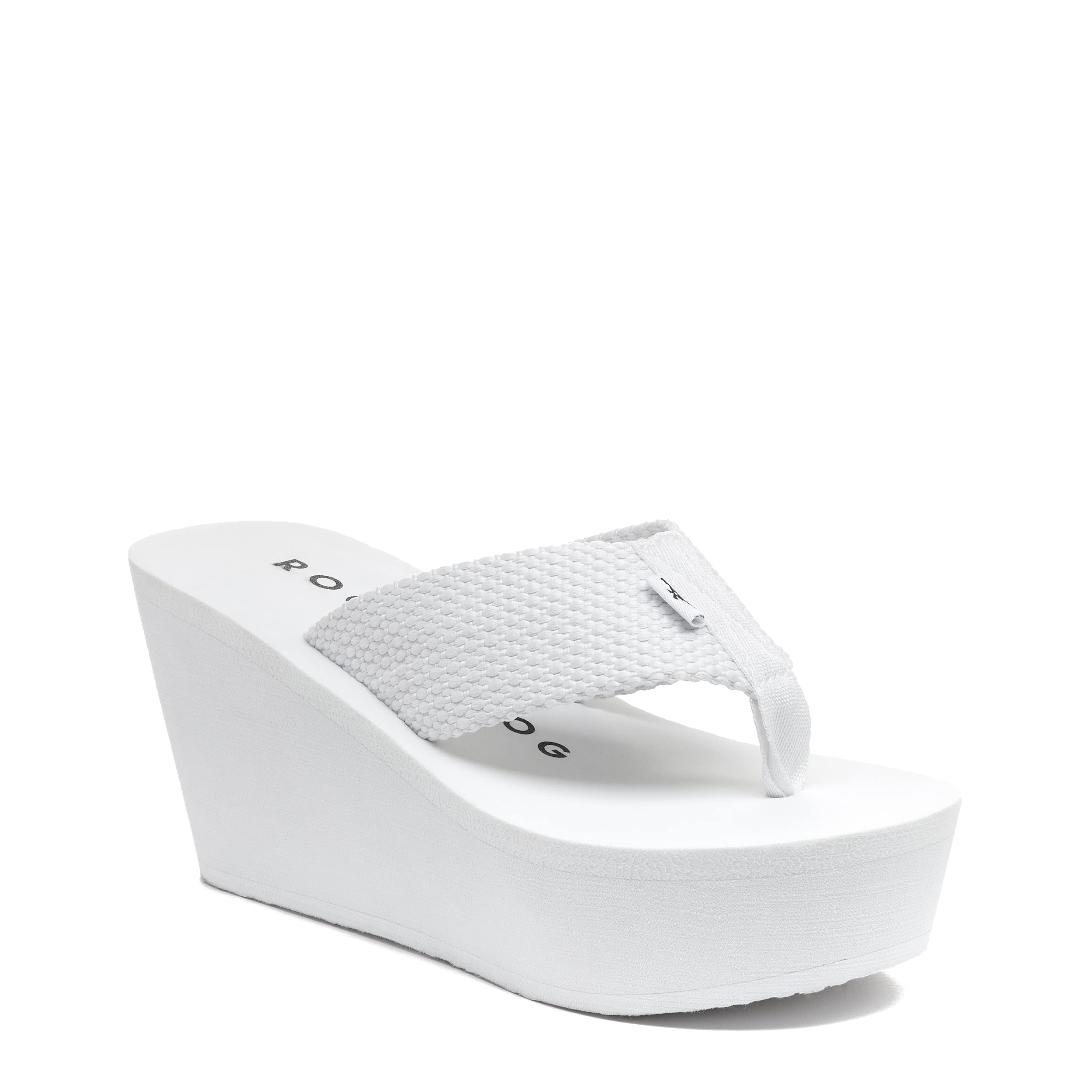 Photo 1 of **HAS SMALL SPOT**Rocket Dog Women's Diver Wedge Sandal, White, 7