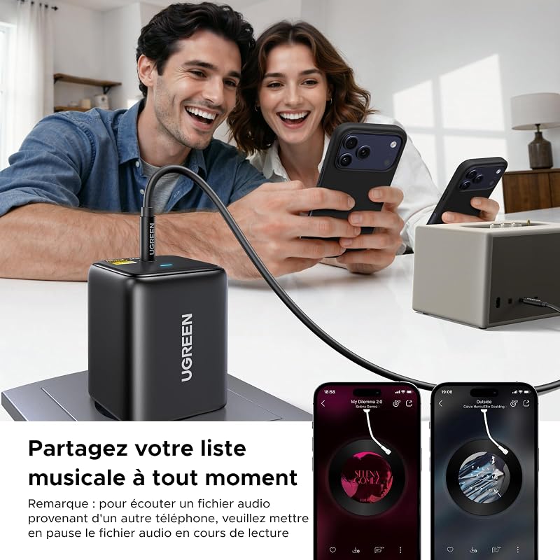 LDAC Récepteur Bluetooth 6.0 Adaptateur Audio Bluetooth pour Chaîne — photo 7 sur 8