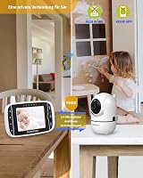 HelloBaby Baby Monitor Camera 2x Zoom Night Vision 355° Pan 120° Tilt 1000ft view 6