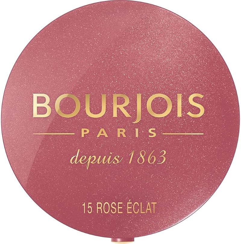 Bourjois Little Round Pot Blusher 15 Rose Eclat 2.5g Matte Finish Natural
