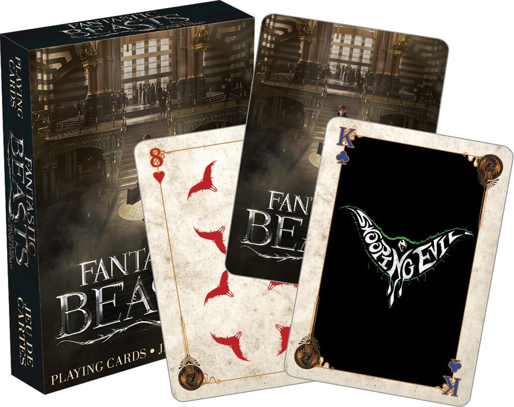 Fantastic Beasts Standard Set Of 52 Playing Cards + Jokers (nm)