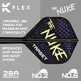 Target Darts Luke Littler K-Flex Flights & Shaft System No.2 Short 19mm Pack of view 5