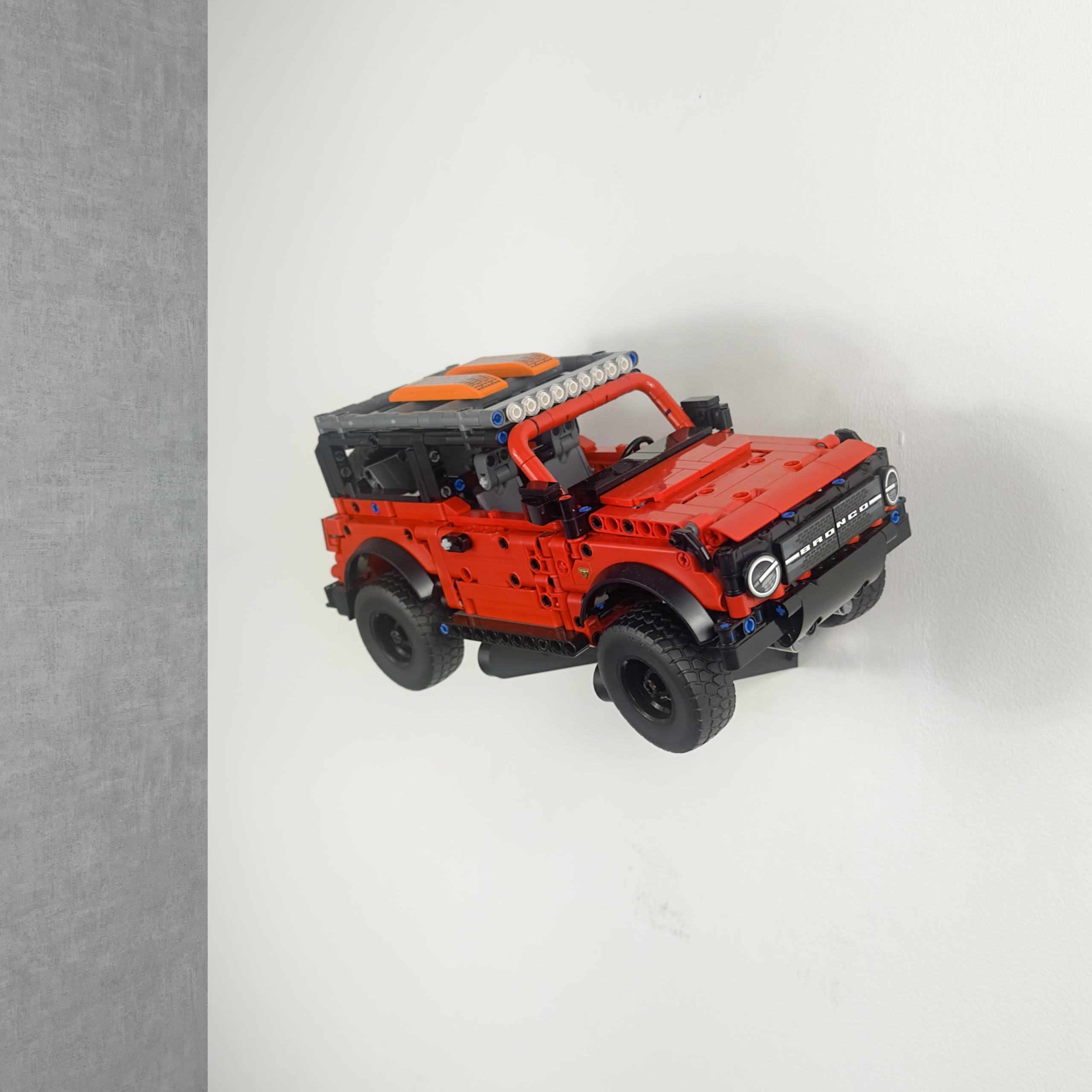 Brick Nest Wall Mount compatible with Lego Ford Bronco SUV 42213 Display Bracket