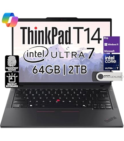 Amazon.com: Lenovo ThinkPad T14 Gen 2 20W00027US 14