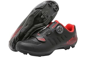 KUSHIKE Unisex Cycling Shoes Compatible with pelaton Indoor Road Bike Shoes Mountain Bike Shoes for Men and Women Delta Cleats Clip Outdoor Pedal Bicycle Shoes MTB Shoes for Men