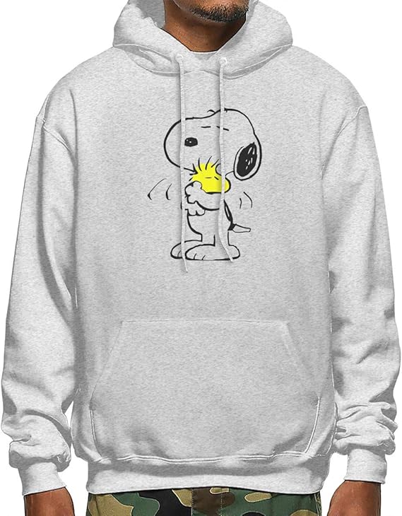 Amazon Snoopy スヌーピー 32 パーカー メンズ プルオーバー スウェット フード付き トップス 長袖 ポケット付き トレーナー 無地 カジュアル ゆったり 人気 春秋冬 多色 トレーナー パーカー 通販