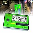 Digital Car Window Tint Meter - Side Window Tint, Sun Control Film, VL/UV/IR Transmittance Detection, Tester Meter Gauge (with PU Case)