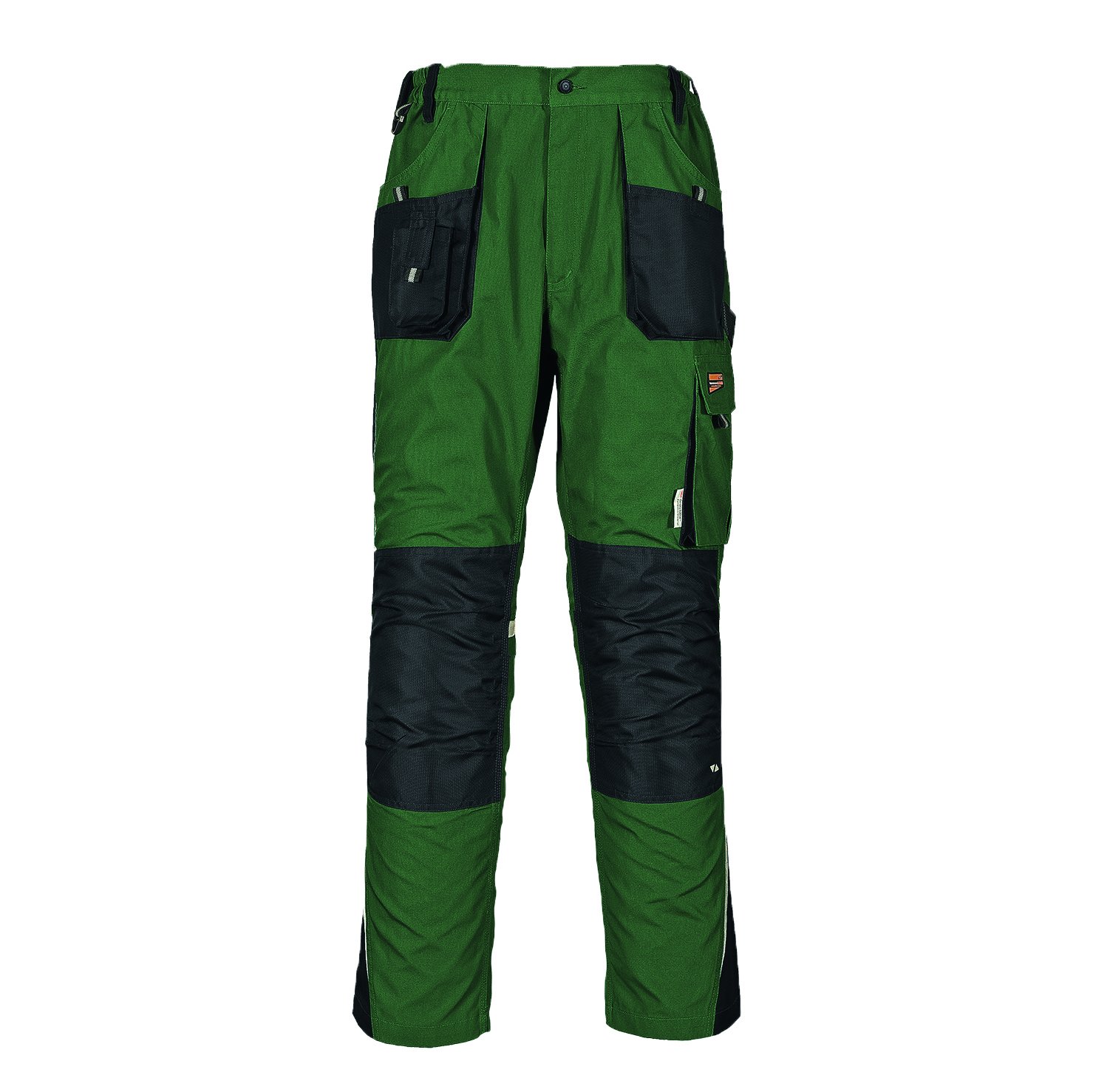 Terratrend Job 3238-46-4210 Size 46 "Revolution" Men's Trousers - Green/Black