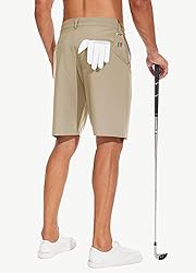 JWM Mens 9" Stretch Golf Shorts - Lightweight