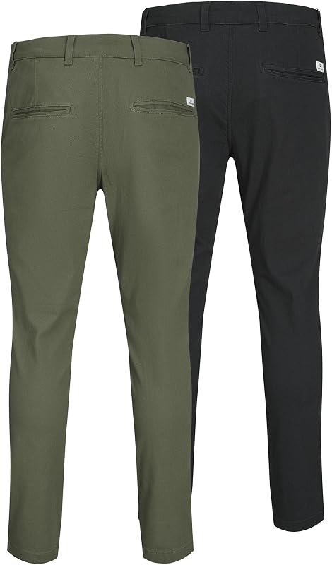 Jpstmarco Jjdave 2Pk MP Noos, Nero, 31W x 34L (Pacco da 2) Uomo