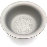 Vikings Blade Luxury Shaving Soap Bowl, Sandblasted Steel for Fast, Thick Lather, Unbreakable, Tactile Texture, Great for Standard Sized Pucks & Soaps (The Chairman, 3” Diameter)