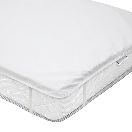 VALNEO Komfort Matratzenauflage 90x200 cm, 100% Baumwolle, wasserundurchlässig | Matratzenschoner/Matratzenschutz