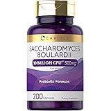 Saccharomyces Boulardii Probiotics | 10 Billion CFUs 200 Capsules | Value Size | Non-GMO, Gluten Free Supplement | by Carlyle