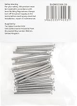 EVOGES M3.5 x 50mm Flat Head Socket Screws 20 Pack Nickel Plated Steel view 6
