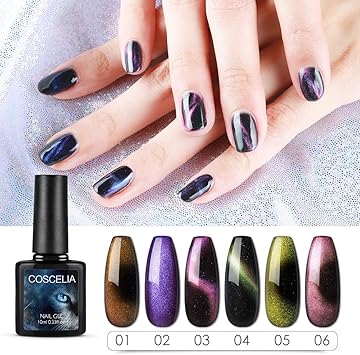 Tatooine Gel Nagellack Set Mit Katzenaugen 6 Farben 1 Magnet Stick Langlebig Soak Off Lampe Uv Gel Nagellack Fur Zuhause Und Im Salon Amazon De Drogerie Korperpflege