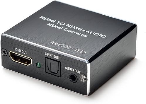 Amazon Co Jp Agptek 4k版 Hdmiデジタルオーディオ分離器 Hdmi Hdmi 光デジタル Spdif Audio 日本語取扱説明書付き パソコン 周辺機器