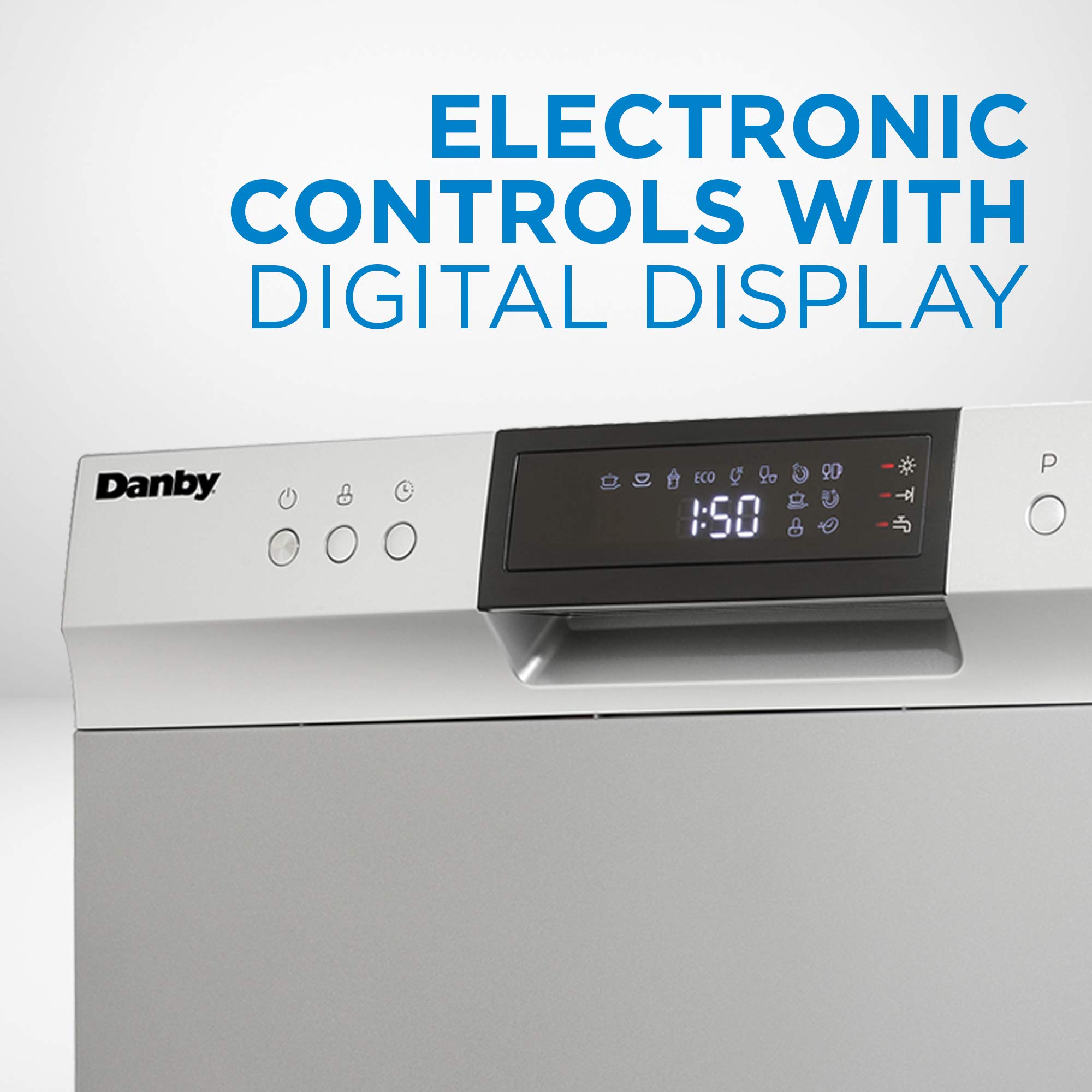 Danby DDW631SDB Countertop Dishwasher, Stainless Steel