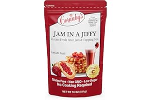 Cornaby's Jam in a Jiffy - Instant Fresh or Freezer, No Cook, Low Sugar Jam Mix | Easiest Way To Make Delicious, Low Sugar, Low Calorie Homemade Jam and Dessert Toppings | Net Wt. 18 oz.…