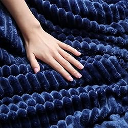 Clara Clark Cut Plush Fleece Throw Blanket - Twin