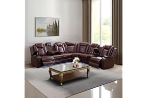 FUOROLA Gion Power LED Recliner Living Room Sofa Set for Living Room, Game Room, Guest Room,Dormitory, Hotel