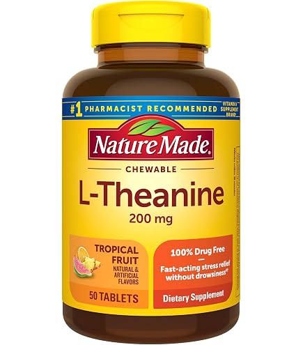 Complément Alimentaire L-Theanine 200 Mg - NOW Foods - 60 Gélules - Neuf