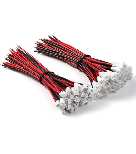 Amazon.com: Chanzon 30 Pairs Jst-XH 2.54mm Pitch 22AWG 2 Pin Plug