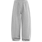 Aelfric Eden Mens Wide Leg Sweatpants Solid Arc Sweat Pants Open Bottom Casual Athletic Lounge Pants with Pockets