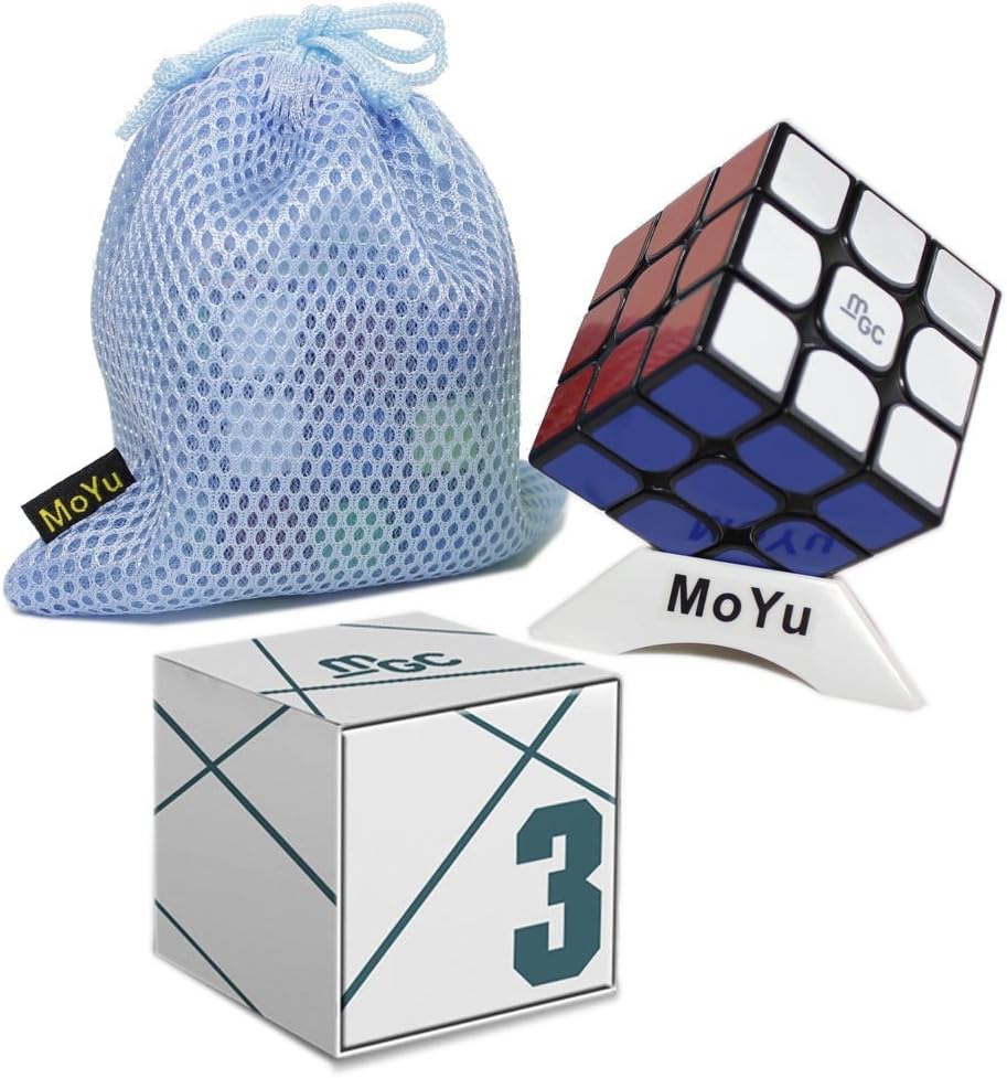 GoodPlay YJ MGC 3x3 Magic Cube 3x3 M Speed Cube Black Puzzle Toys