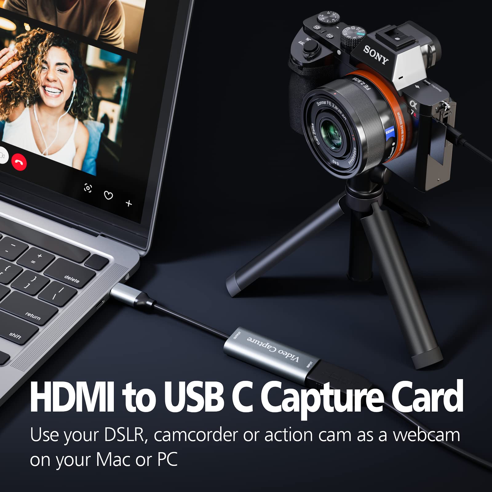 Capture Card Window Mua VIXLW Video Capture Card, 4K Hdmi to 1080P USB C Capture Card for ...