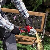 Einhell TC-AG 115 500W 115mm Angle Grinder Red 12,000 rpm Spindle Lock view 3