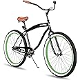 JOYSTAR 20" 24" 26" Beach Cruiser Bike for Girls, Boys, Mens and Womens, Single Speed Kids Cruiser Bikes with Coaster Brake, Multiple Colors