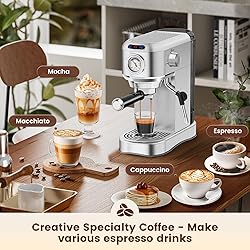 ANYCOLD Espresso Machine 20 Bar, Compact Espresso