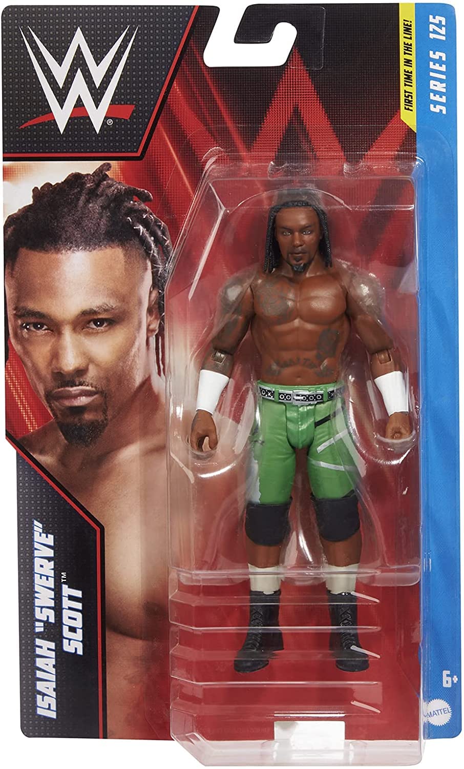 WWE Series 125 HDC98 15cm Isaiah Swerve Scott in Combat Outfit