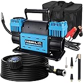 Uharbour 12V Offroad Air Compressor Dual Compressor with Digital Pressure Gauge, 12 Volt Off Road Air Compressor Heavy Duty comes with Carrying Bag