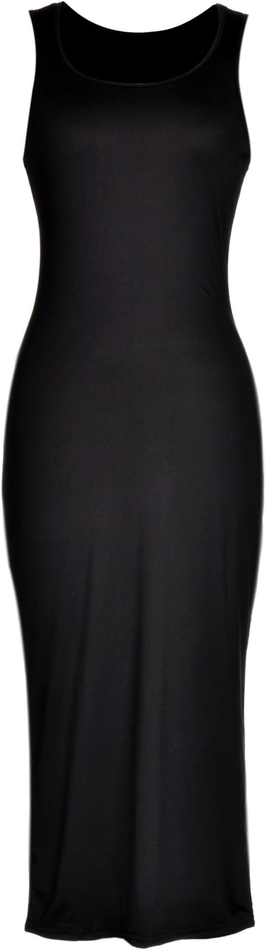 Pilotdarss Women's Stretch Cotton Casual Summer Tank Sleeveless Long Maxi Dress