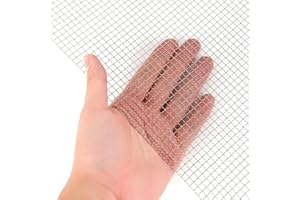 IBAOFUING 4 Pieces 5 Mesh 11”X14” (28cmX36cm) Wire Mesh, Sturdy Metal Mesh Sheets for DIY Projects 304 Stainless Steel No Rust Mesh Screen