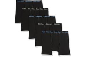 Calvin Klein Boys' Modern Cotton Boxer Briefs (5 Pack)