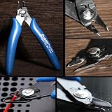 Lefute 2 Pieces Precision Flush Cutters Coil Wire Cutter 130x80mm Dark Blue view 6