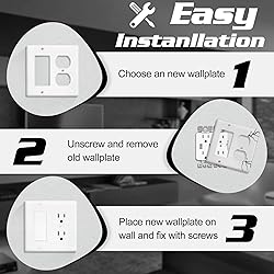 Decorator Wall Plate Light 1-Duplex/1-Decorator