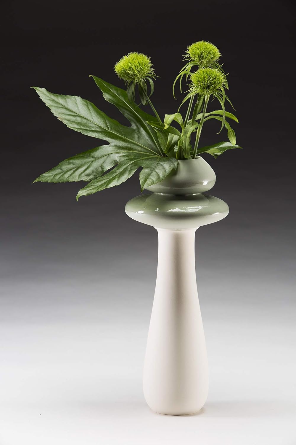 Amazon Com Unusual Handmade Ceramic Vase Elegant Flower Jar In