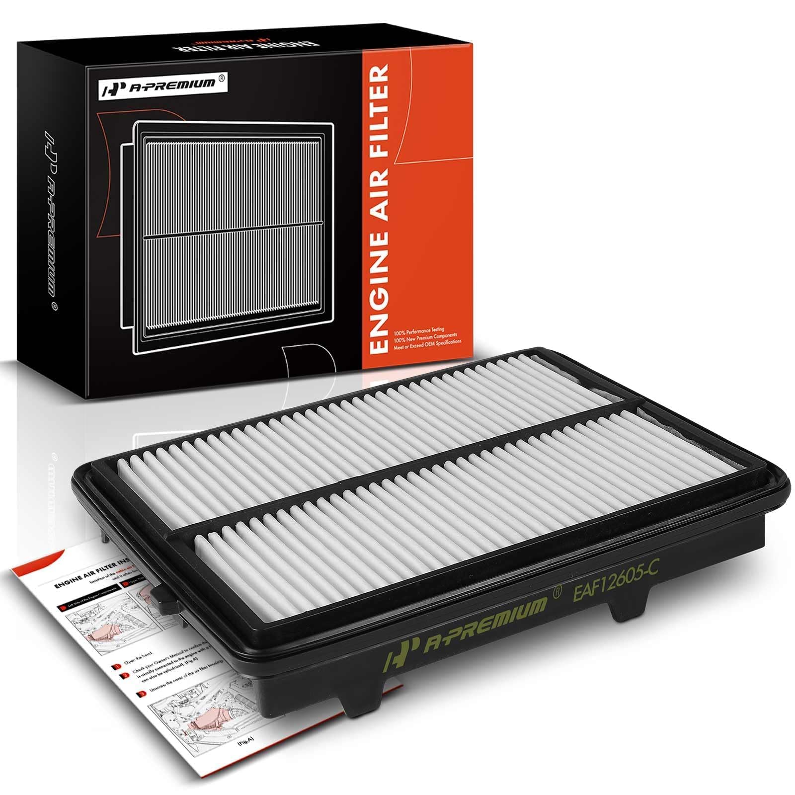 Photo 1 of A-Premium Engine Air Filter Compatible with Acura RDX 2019 2020 2021 2022 2023 - L4 2.0L - Replace# 17220-5MS-H00