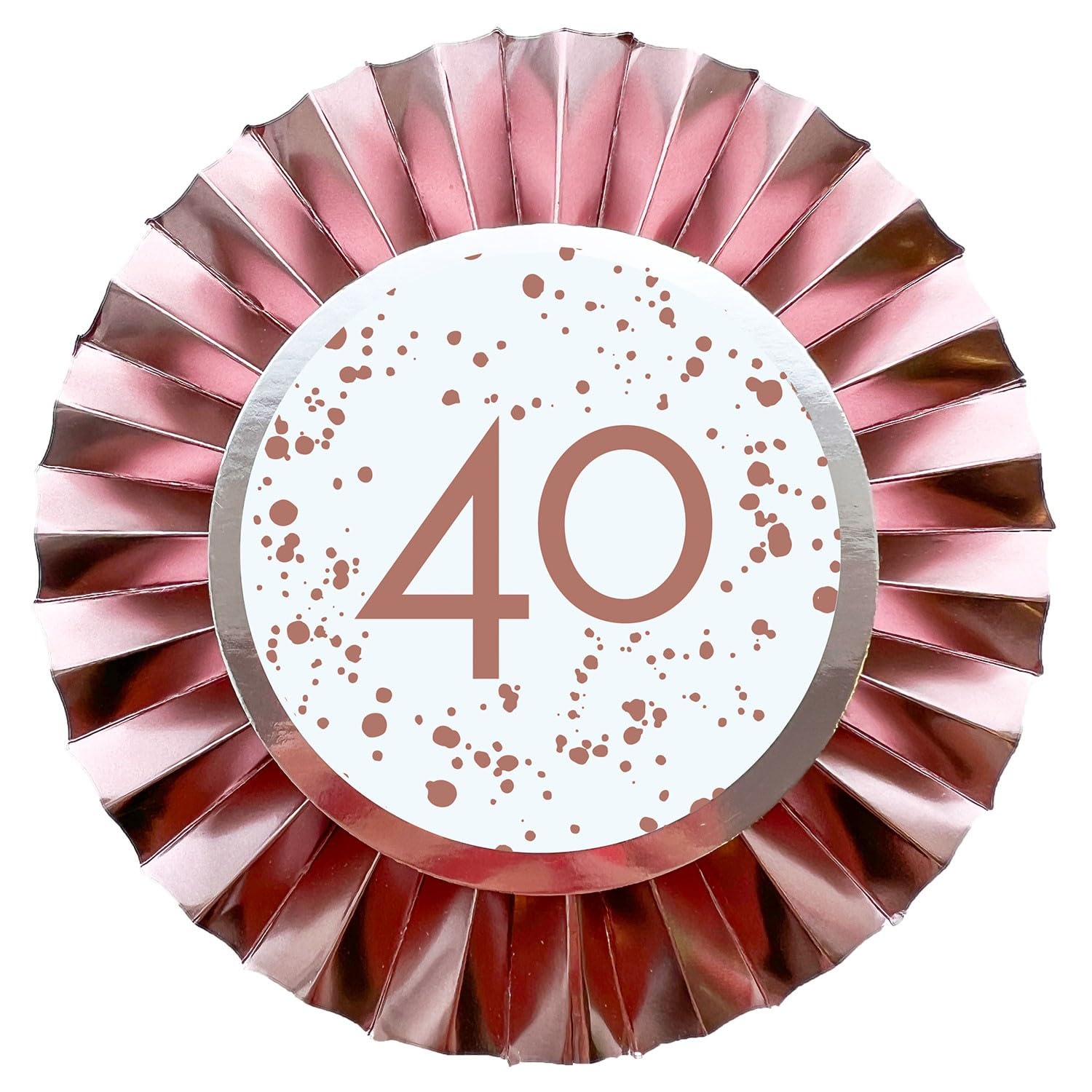 40TH ROSE GOLD BADGE