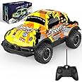 Giociiol Remote Control Car, 1/24 Scale Light Up Racing Car Toys, RC Car for Kids with Cool Led Lights, Hobby RC Cars Toys Birthday Gifts for 3 4 5 6 7 8 Year Old Boys Girls