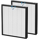 Vital 100S-P Replacement Filter Compatible with LEVOIT Vital 100S and Vital 100S-P Air Purifier, 3-in-1 H13 Grade True HEPA, High-Efficiency Activated Carbon Filter, Vital 100S-RF, 2 Pack White