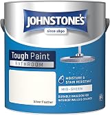 Johnstone's Bathroom Paint Silver Feather Mid Sheen Stain Blocker 2.5L view 6