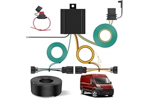 Nilight 4 Pin Trailer Wiring Harness Kit 56478 Vehicle Standard 4 Way Connector Custom for 2014 2015 2016 2017 2018 2019 2020