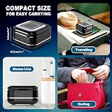 TMEOIIPY Ultrasonic Retainer Cleaner 42kHz 180ml Portable Jewellery & Denture view 8