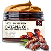 100% Unrefined Raw Batana Oil for Hair Growth Dr. Sebi Organic Pure from Honduras with Keratin, Coffee Extract & Other Ingredients to Enhance Efficacy for Thicker, Strength - Botana Oil 4oz