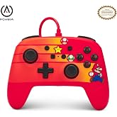 PowerA Enhanced Wired Controller for Nintendo Switch and Oled Model, Advance Gaming Buttons, 3.5mm Stereo Jack and Anti-Friction Rings, Officially Licensed: Speedster Mario
