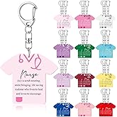 Ecally 36 Pcs Nurses Gifts Nursing Appreciation Keychains Bulk Medical Team Accessories for Women